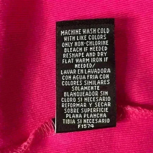 Rafaella Sportswear Subtle Bow Embellished Knit Top in Hot Pink. Size Small. NWT - Picture 13 of 16